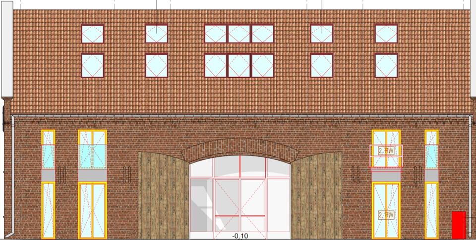 Planzeichnung neuer Firmenstandort Fredersdorf-Vogelsdorf